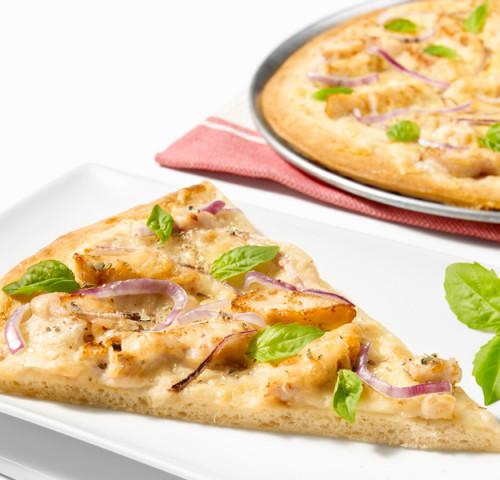 Pizza fine Alfredo au poulet Olymel